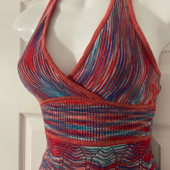 Guess multicolour halter knit dress size XS - Picture 2 of 3